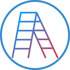 Vector Design Stepladder Icon Style