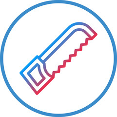 Vector Design Hacksaw Icon Style