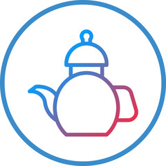 Vector Design Tea Pot Icon Style