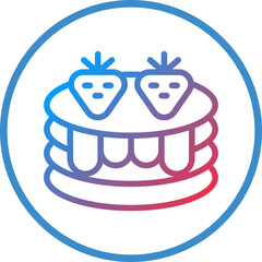 Vector Design Pancake Icon Style
