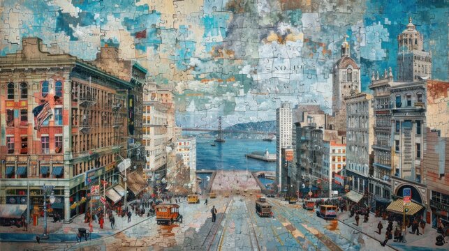 Amidst the city's symphony, a collective of business pioneers flourished, their narrative woven into the pastel tapestry of ceramic tiles, offering a stage for advertising endeavors.