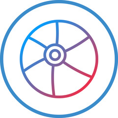 Obraz premium Vector Design Beach Ball Icon Style