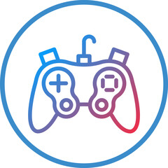 Vector Design Joystick Icon Style