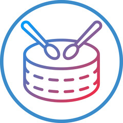 Vector Design Drum Icon Style