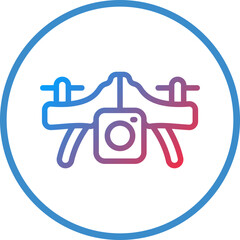 Vector Design Camera Drone Icon Style