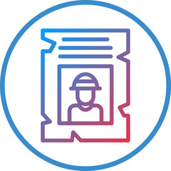 Vector Design Wanted Icon Style