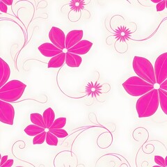 Floral leaves pattern