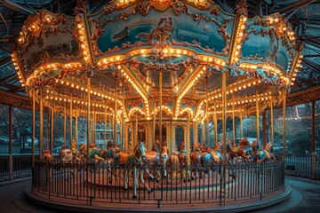 Colorful Chromatic Carousel Experience