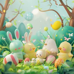 Easter themed wallpaper 
