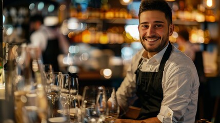 bartender in bar