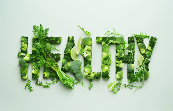 Concept image of healthy food vegetable