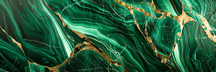 Naklejka premium Emerald Whirl: An Artistic Swirl of Marble, Where Emerald Greens and Ocean Blues Merge in a Dance of Abstract Beauty