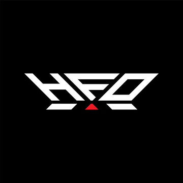HFO letter logo vector design, HFO simple and modern logo. HFO luxurious alphabet design