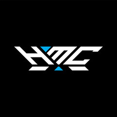 HMC letter logo vector design, HMC simple and modern logo. HMC luxurious alphabet design