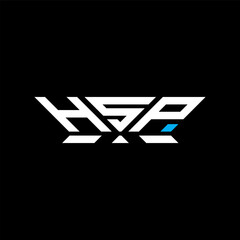 HSP letter logo vector design, HSP simple and modern logo. HSP luxurious alphabet design