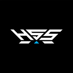 HSS letter logo vector design, HSS simple and modern logo. HSS luxurious alphabet design