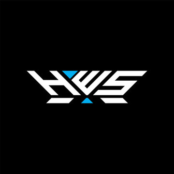 HWS letter logo vector design, HWS simple and modern logo. HWS luxurious alphabet design
