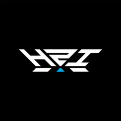 HZI letter logo vector design, HZI simple and modern logo. HZI luxurious alphabet design