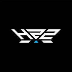 HZZ letter logo vector design, HZZ simple and modern logo. HZZ luxurious alphabet design