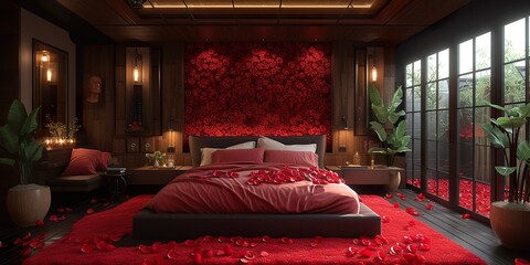 valentines day bedroom