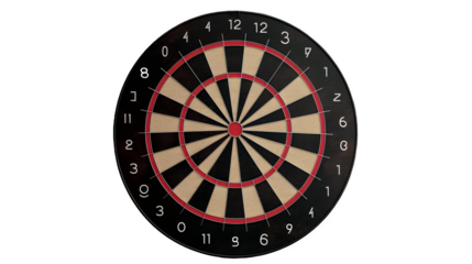 Electronic Dartboard PNG: Modern Gaming Accessory Isolated on White | Transparent Background | Hand Edited Generative AI