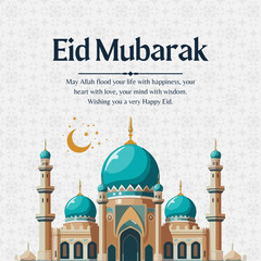 Eid Mubarak Post design