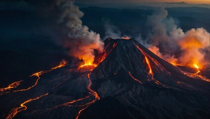 Fototapeta premium fire in the forest