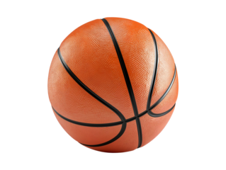 Basketball isolated on transparent or white background, png