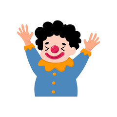 set of april fools funny clowns funny