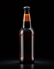 a bottle of beer with a cap