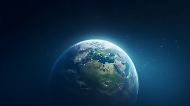 view of the earth from space