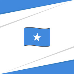 Somalia Flag Abstract Background Design Template. Somalia Independence Day Banner Social Media Post. Somalia Design