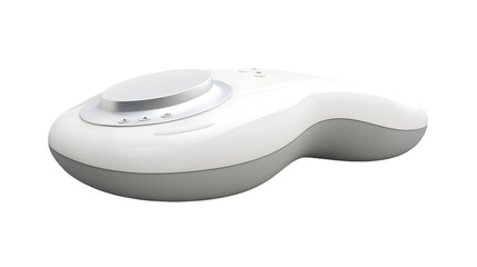 PulseSync: Advanced Electronic Pulse Massager for Soothing Muscle Relief and Relaxation isolated on white, transparent background, hand-edited generative AI