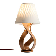 modern table lamp isolated on a transparent background. Ai generated. PNG