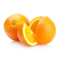 orange isolated on white background