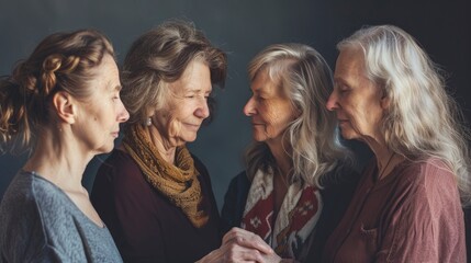 Fototapeta premium Timeless Bond Among Women of Different Generations