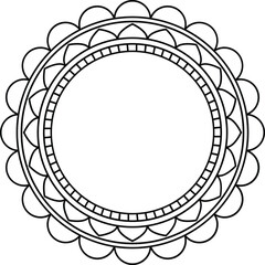 Vector Mandala art design. decorative element that you can use in any design such as logo, background, frame, etc.	