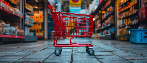 Shopping cart, retail, store, buying