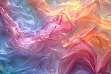 Obraz premium Colorful Waves of Light A Vibrant Tribute to the Monthly Solar Eclipses Generative AI