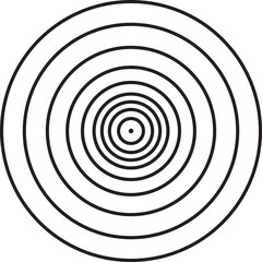 Concentric circle element. Black and white.Monochrome graphic. Concentric Circle Elements. Background. Abstract circle pattern. Black and white.