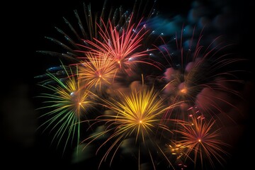 Obraz premium fireworks in the sky
