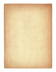 Old Book Pages Isolated White