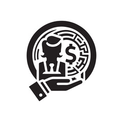 online payment get way logo vector illustration