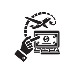 online payment get way logo vector illustration