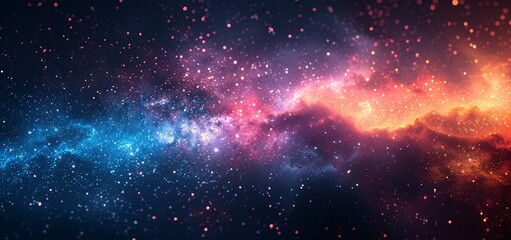 Pink Nebula A Celestial Splash of Color Generative AI - obrazy, fototapety, plakaty