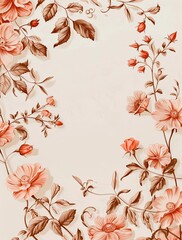 Flowers and plants, the perfect backdrop