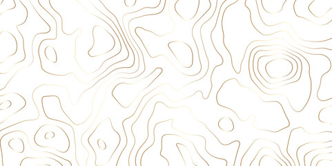 Golden lines abstract topology , topography abstract vector background illustration for print work - obrazy, fototapety, plakaty