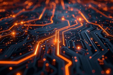 Interconnected Nodes on a Circuit Board