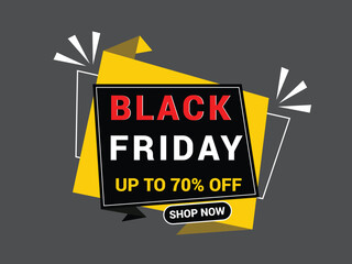 Black Friday Sale Banner, Inscription Design Template, Black Friday Banner, Friday Big Sale.