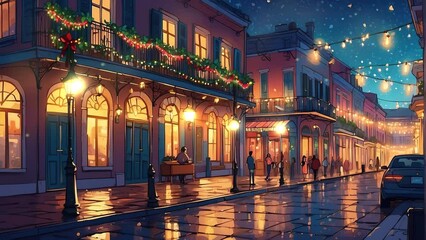 Enthralling 4k video footage portraying the allure of an urban night, with an apartment building standing amidst the sparkling lights of the city street.